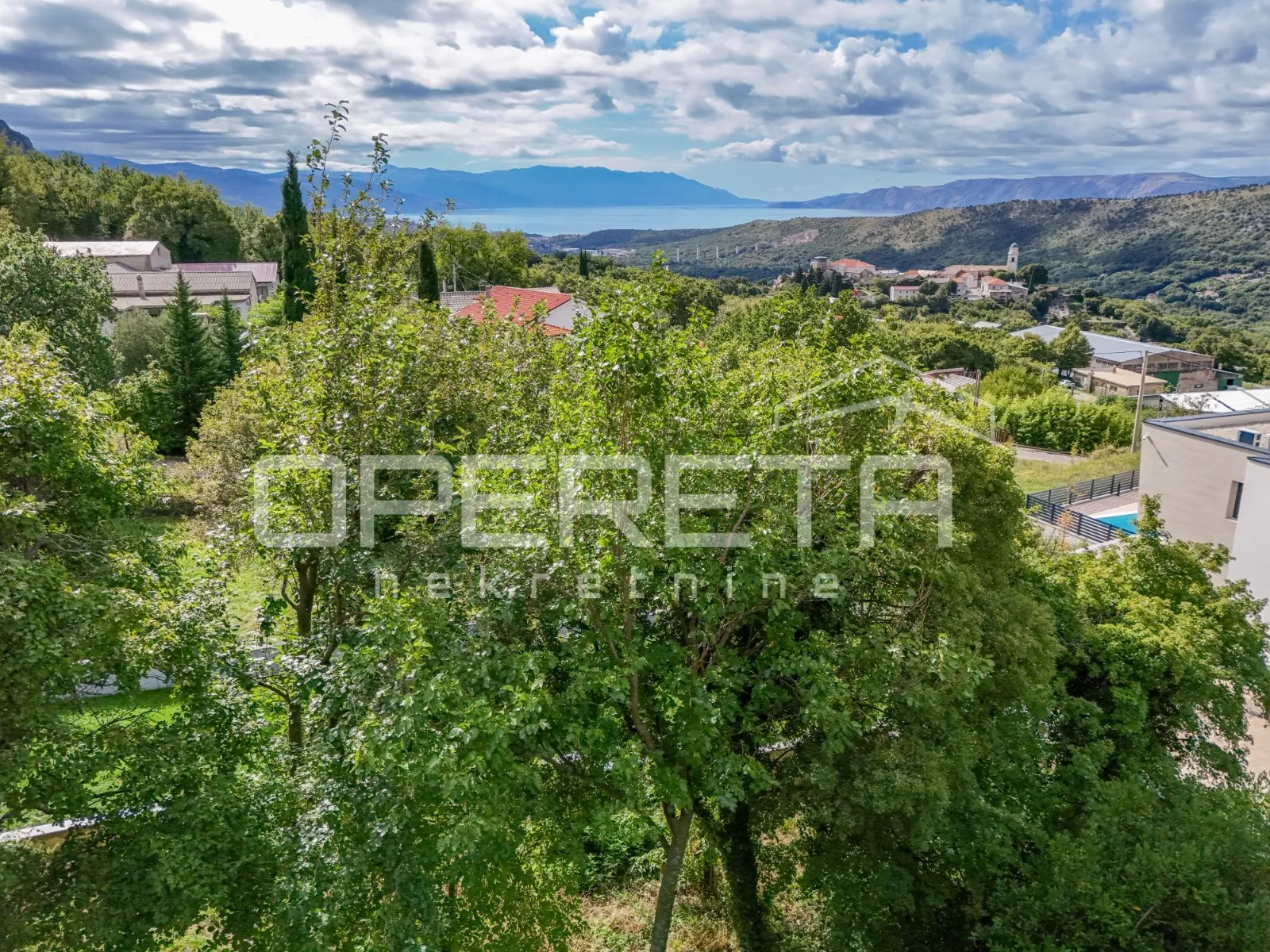 prodaja, građ.zemljište, novi vinodolski, centar bribira, 2014m2, pogled na more - slika 6
