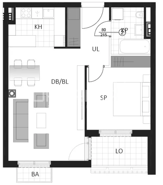 kotarone - novogradnja u delnicama, 2sob, 58,11m2 - slika 7