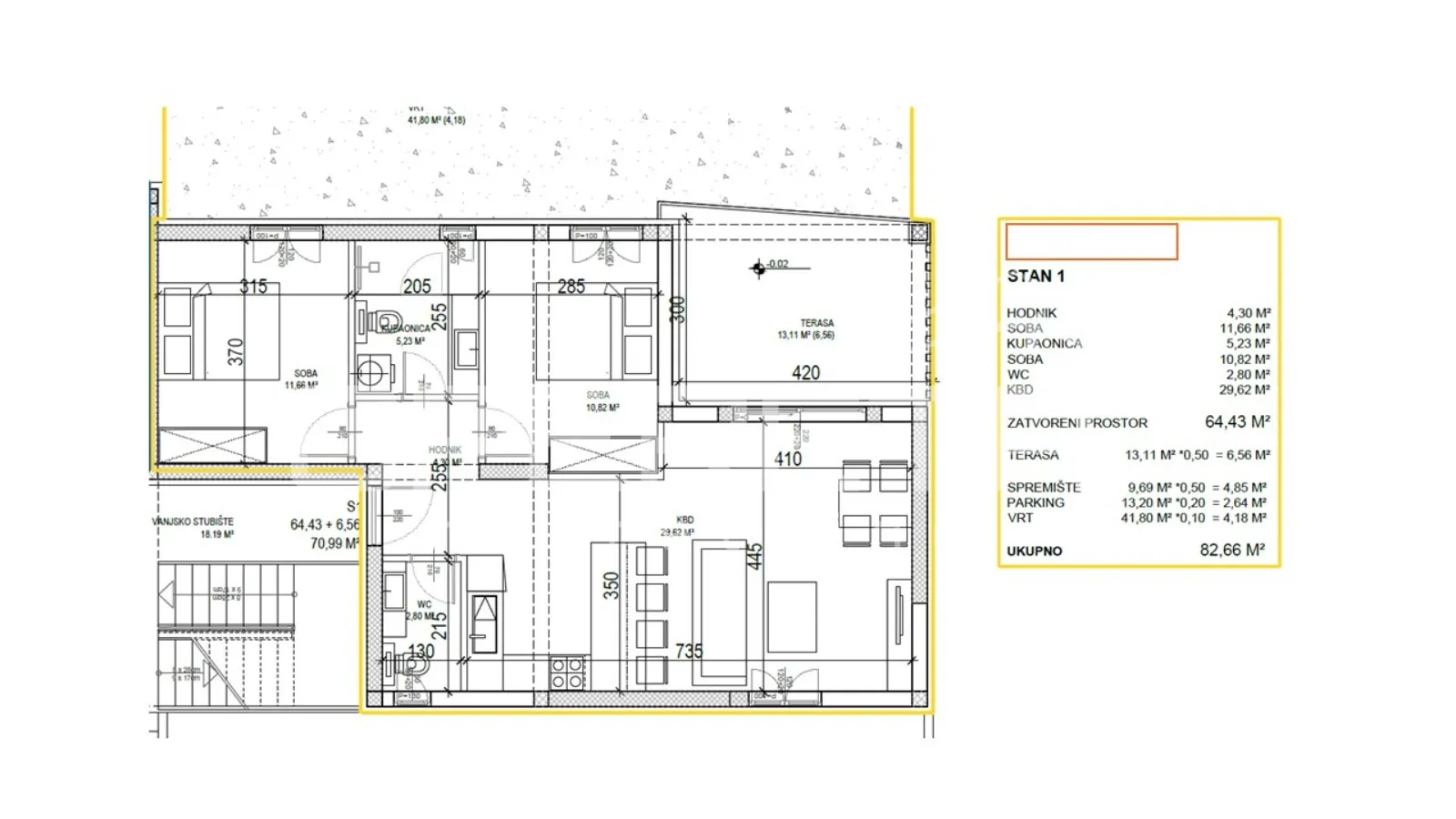 moderna novogradnja - dvosoban stan, prizemlje, 83 m2, sveti filip i jakov - slika 2