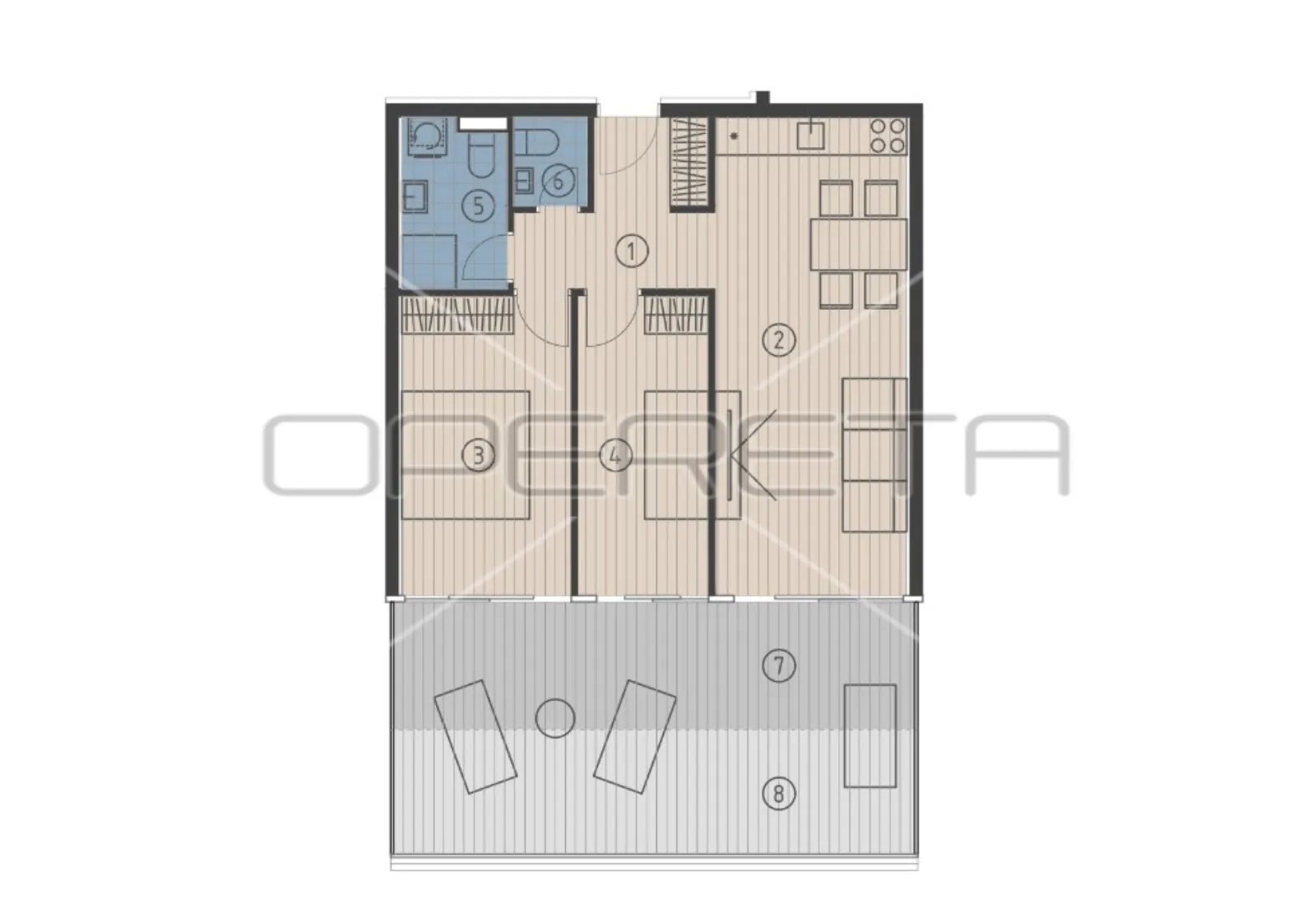 prodaja, stan, jesenice, poljička cesta, 3s, 78m2 - slika 14