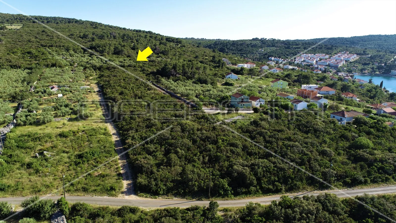 građevinsko zemljište 997 m2, m1 namjena, pogled na more, nečujam, otok šolta - slika 5