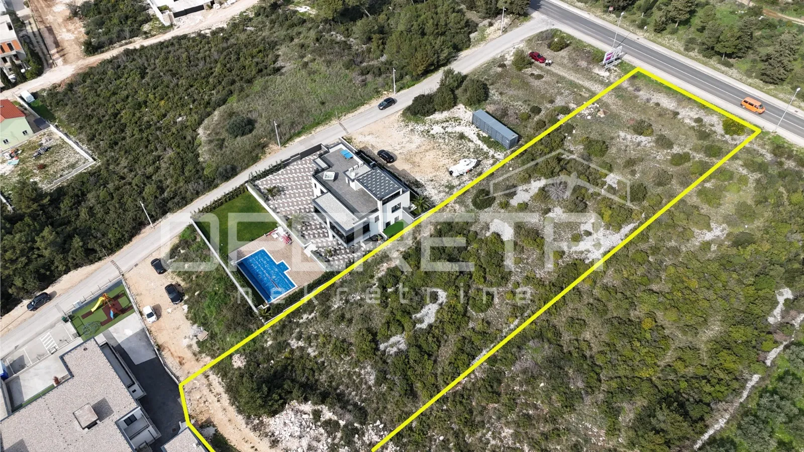 Građevinsko zemljište s pogledom, Zadar, 3.580 m2 - Skročini