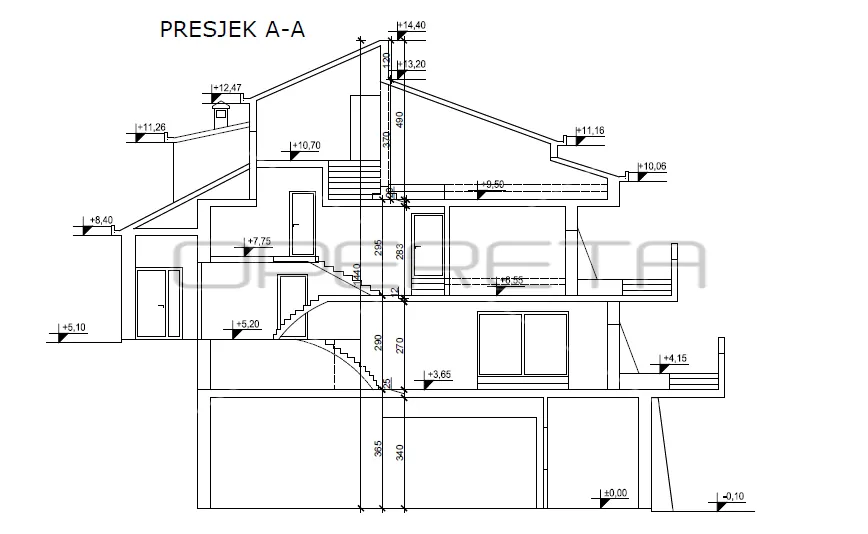 poslovno stambeni objekt u splitu, površine 710m2 - slika 22