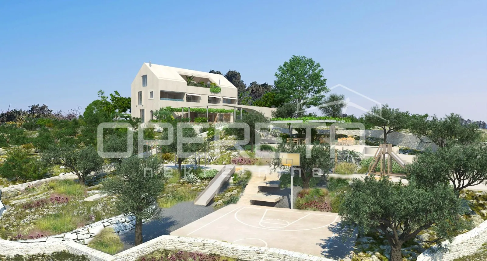 zemljište na mirnoj lokaciji s pogledom na more, 976 m², dvornica - slika 11