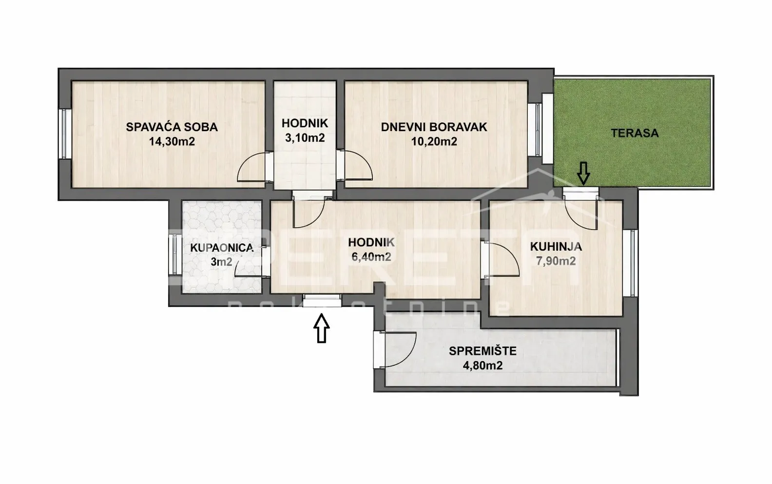 prodaja, stan, centar, palmotićeva ulica , 2s, 45m2 - slika 16