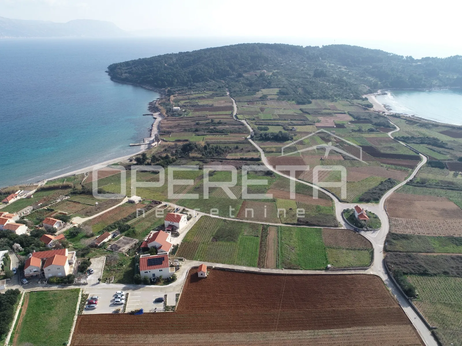građevinsko zemljište,1171m2, lumbarda, blizu plaže bilin žal - slika 6