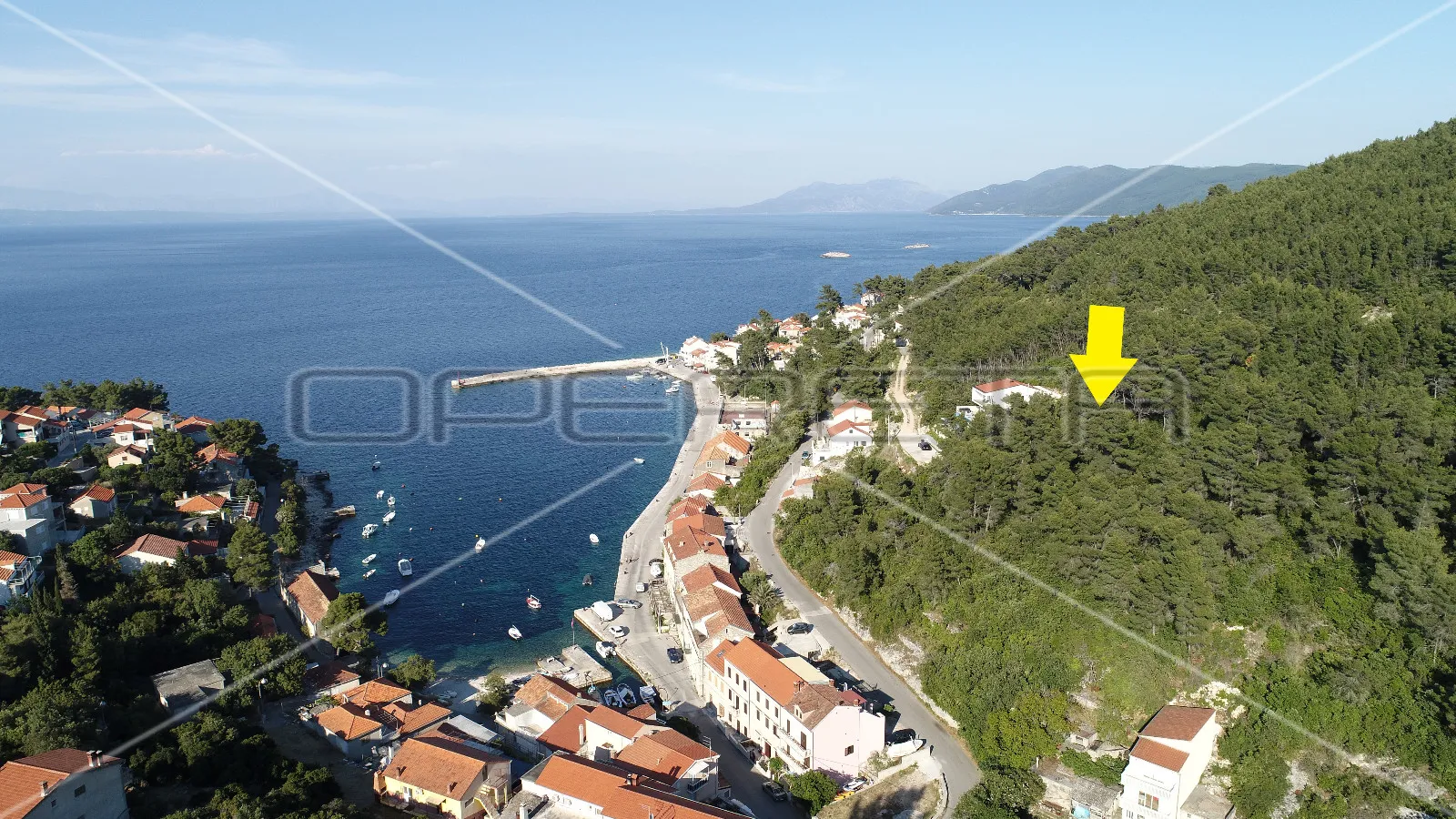 građevinsko zemljište s pogledom na more, 420 m2, prigradica - slika 2