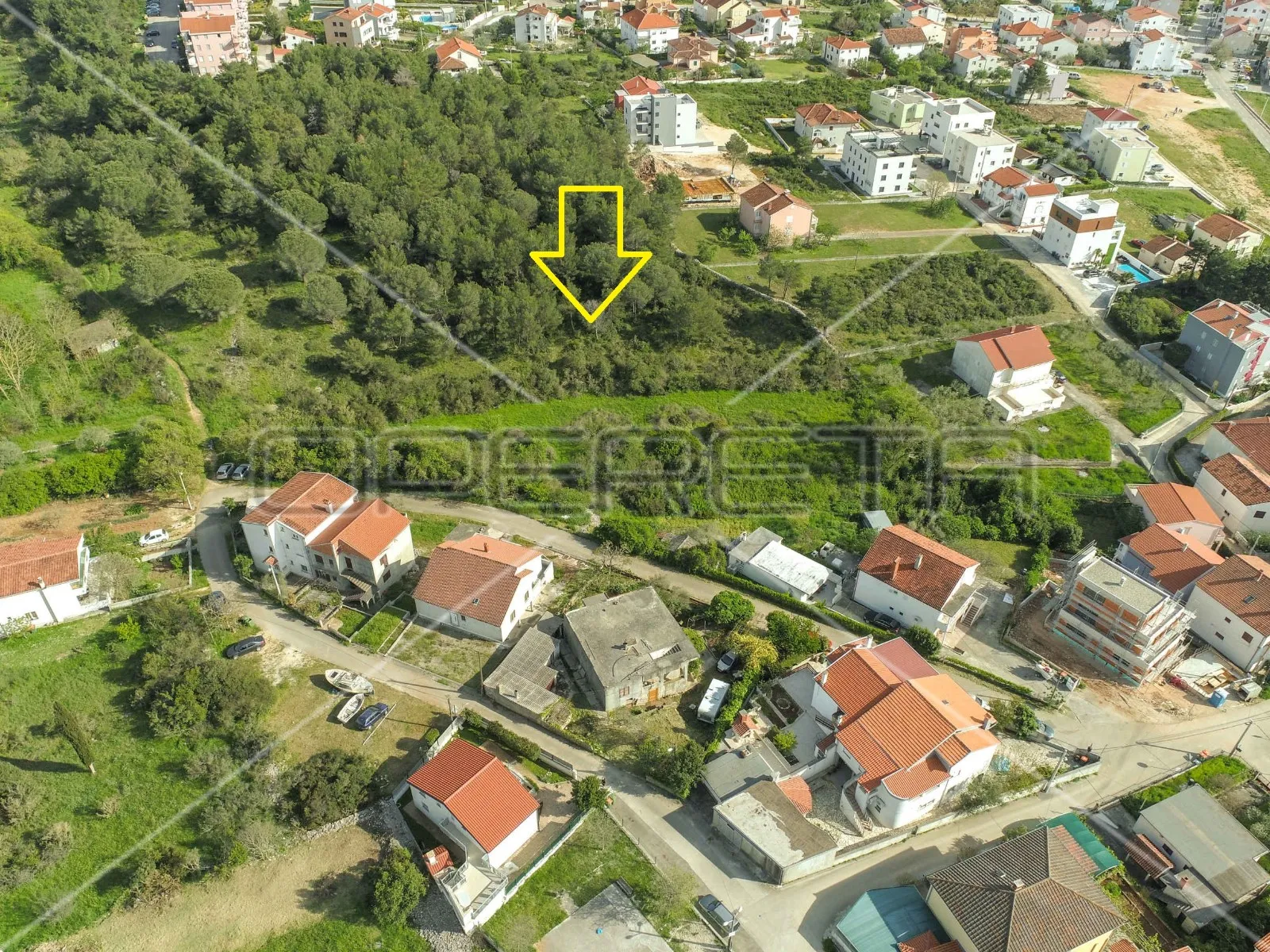 investicija, zemljište stambene namjene, pogled, 3.431 m2, diklo-zadar - slika 4