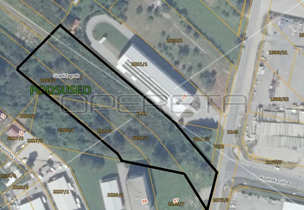 prodaja, građevinsko zemljište u m1 zoni 9.745m2, zagreb-jankomir-kovinska! - slika 2