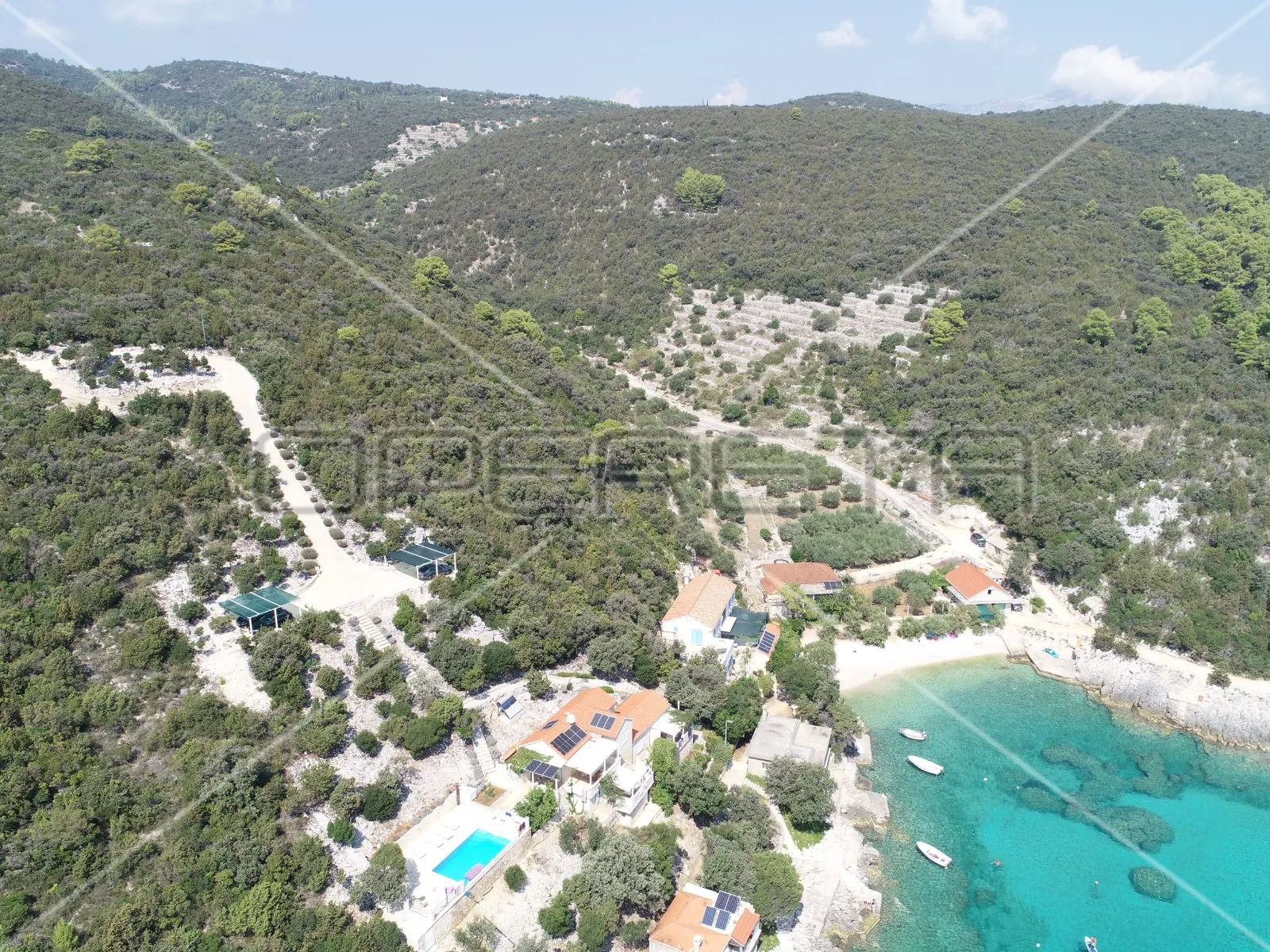 zemljište 8.079 m2 blizu mora, uvala rasohatica, korčula - slika 3