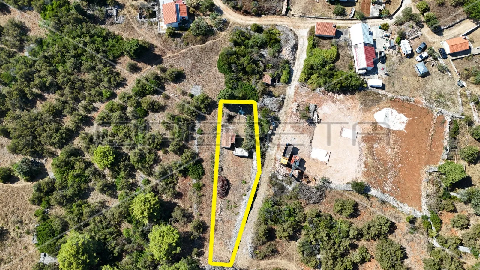 molat - građevinsko zemljište 578 m² s legaliziranim objektom i panoramskim pogl - slika 3