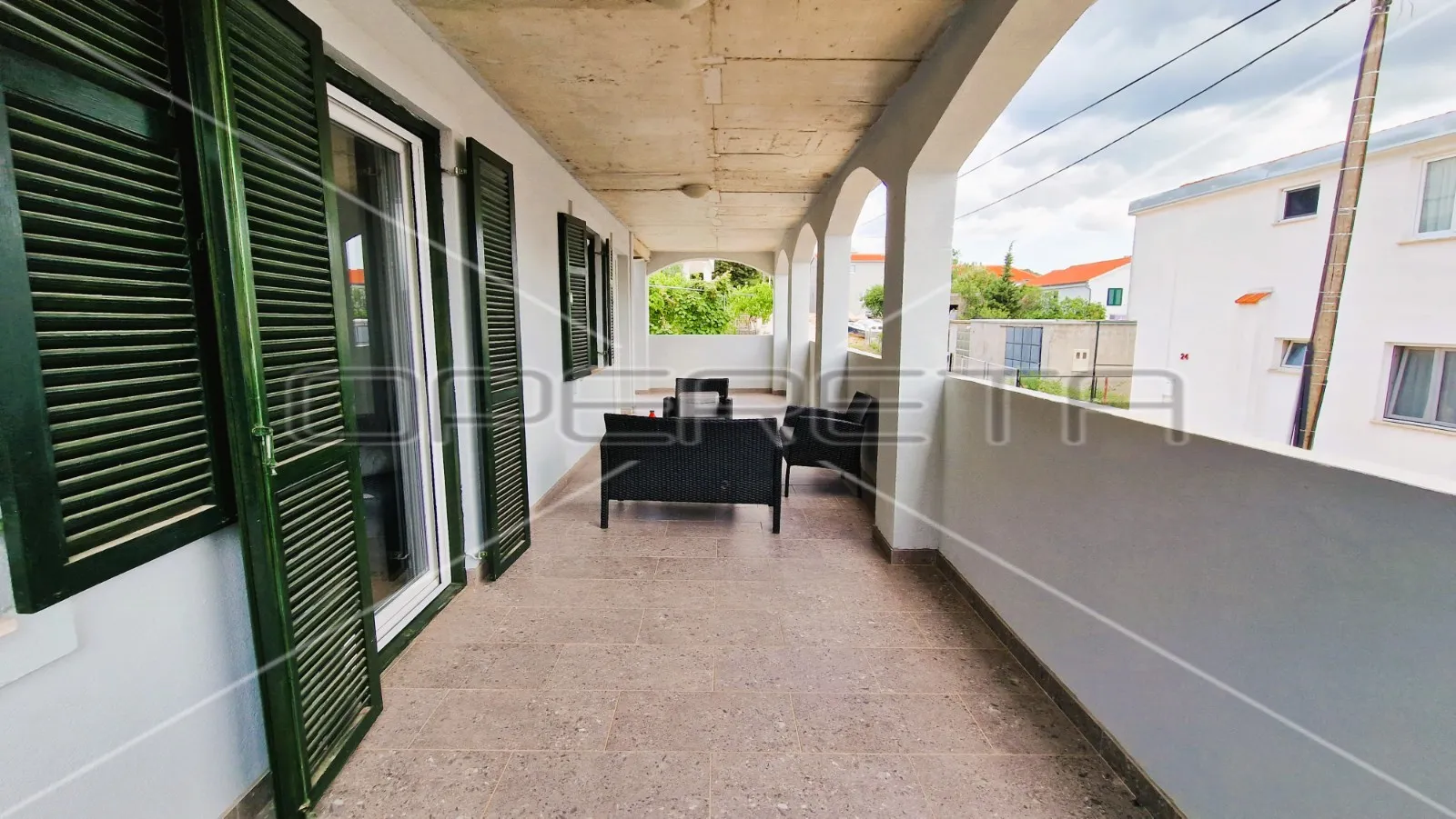 kuća s 2 stana, garaža, pogled, 300 m od mora, kruševo, 233 m2, - slika 5