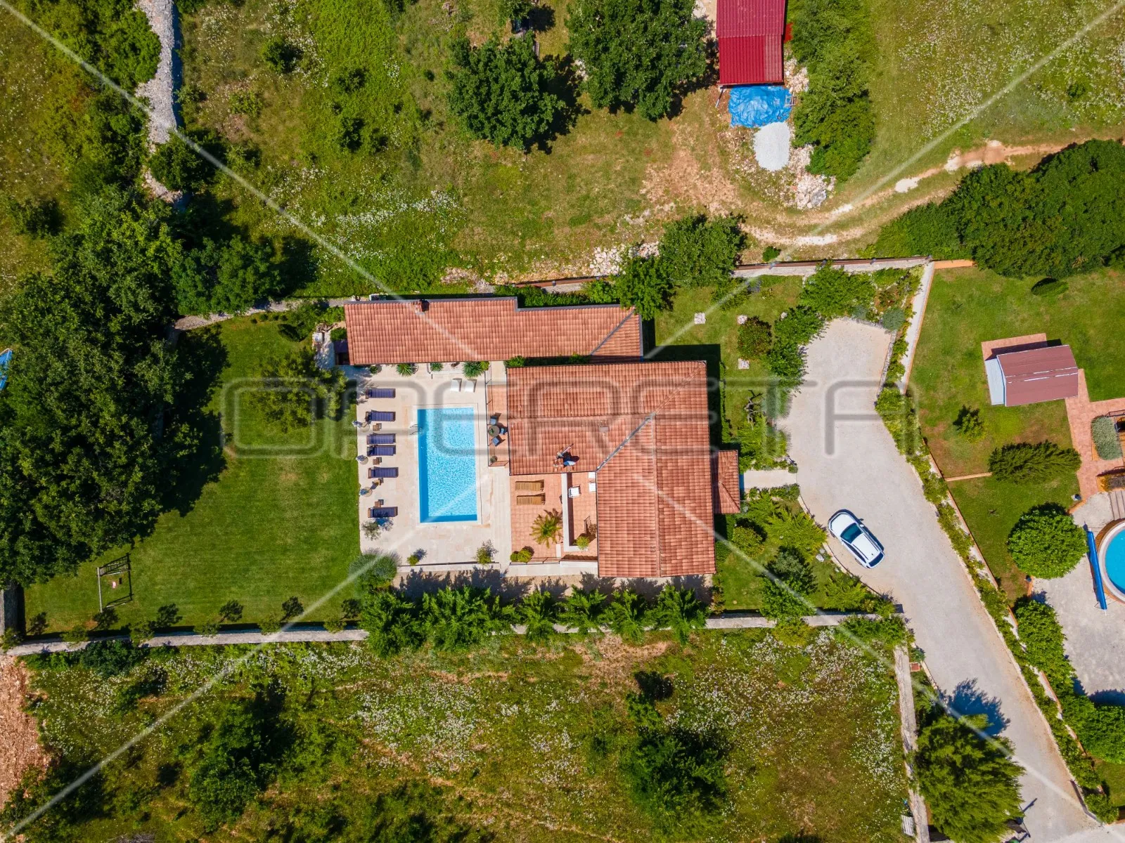 istra, svetvinčenat, impresivna rustikalna vila sa bazenom na zemljištu od 1527 - slika 2