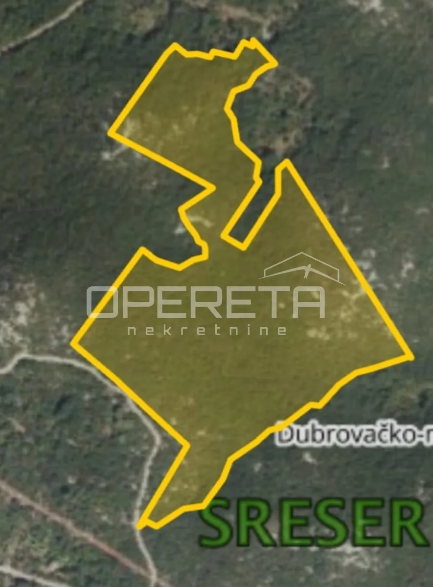 impresivno zemljište, 46.244m2, pogledom na more,sreser - slika 3