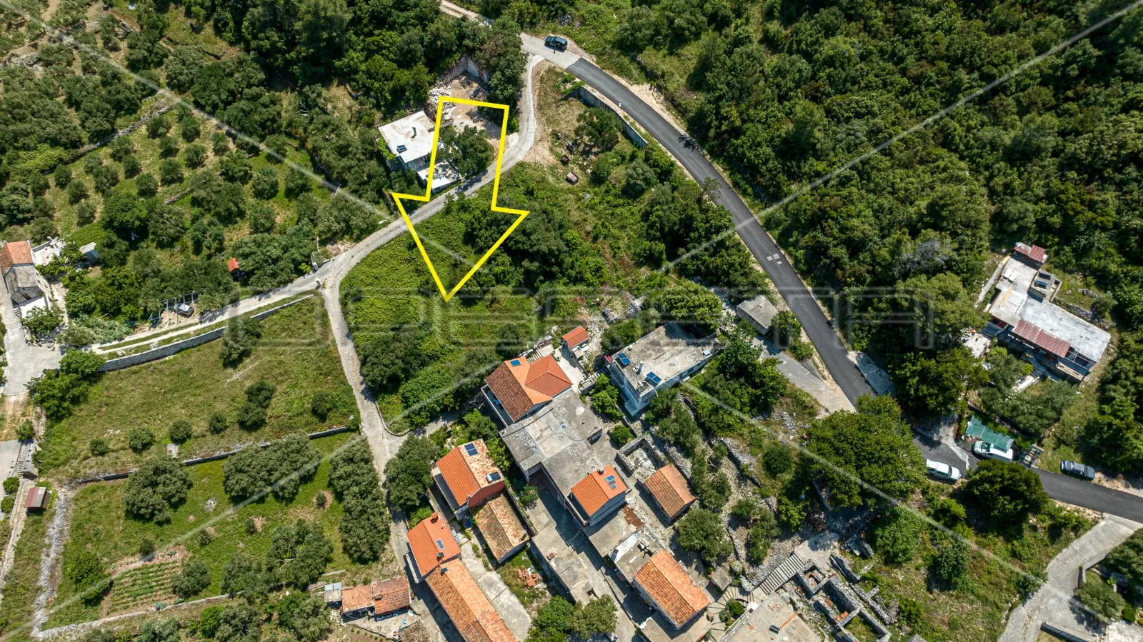 građevinsko zemljište sa pogledom na more, 1.431 m2, uvala babina - slika 12