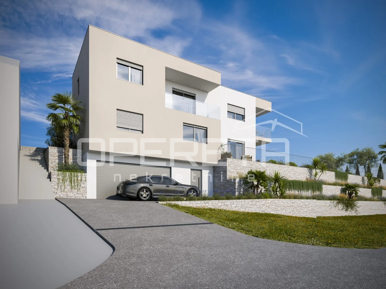 zemljište s projektom, dozvolom i pogledom na more - klis - slika 2