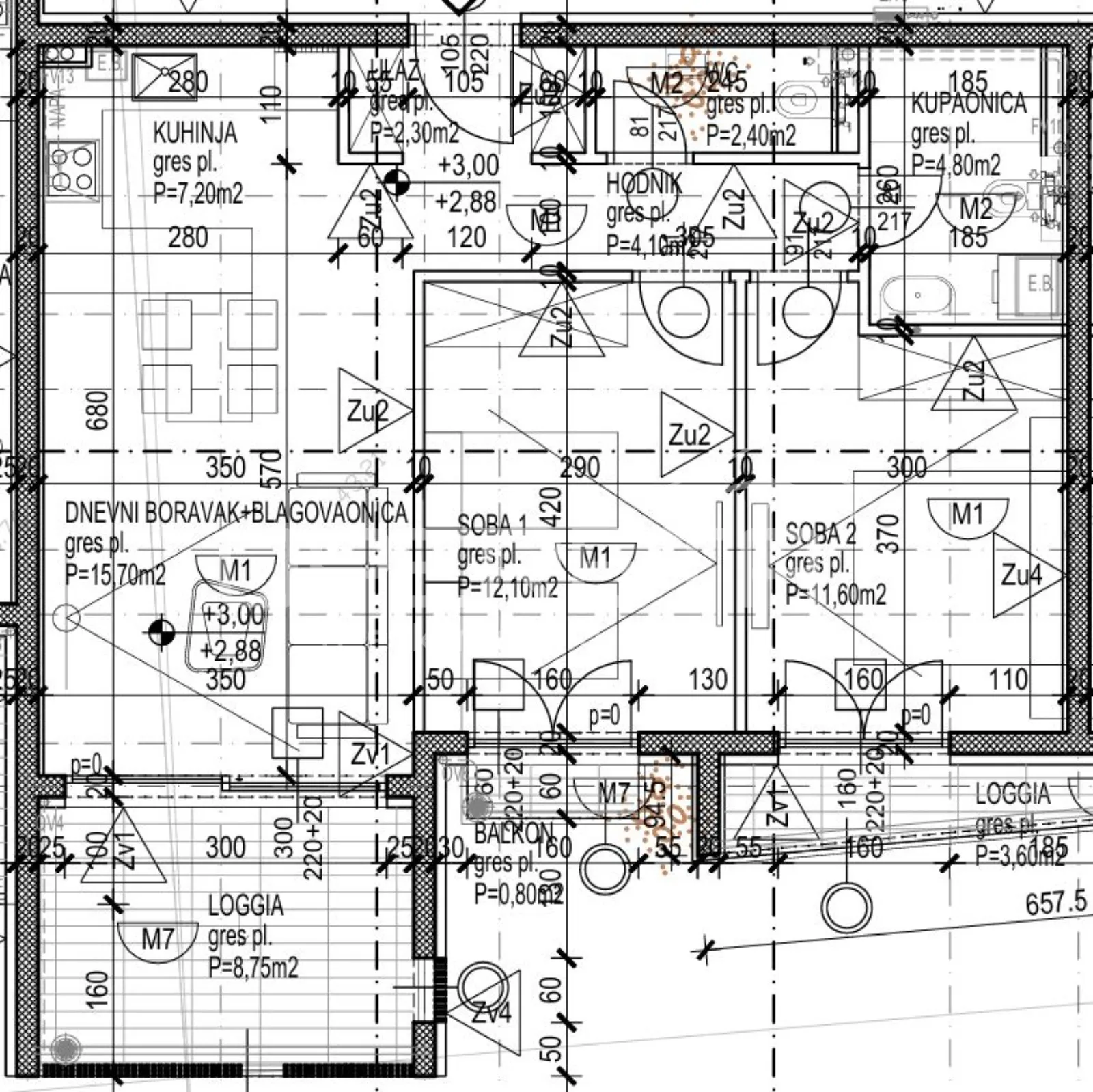 omiš/nemira – novo u ponudi_novogradnja s6 – 69,16m2 - slika 5