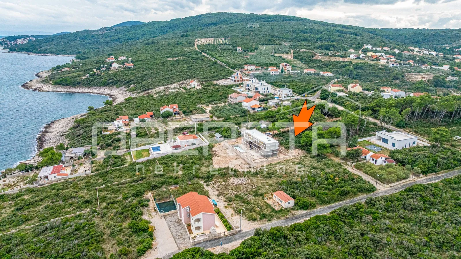 građevinska parcela uz more i pogledom na more, 721 m2, nečujam, šolta - slika 2