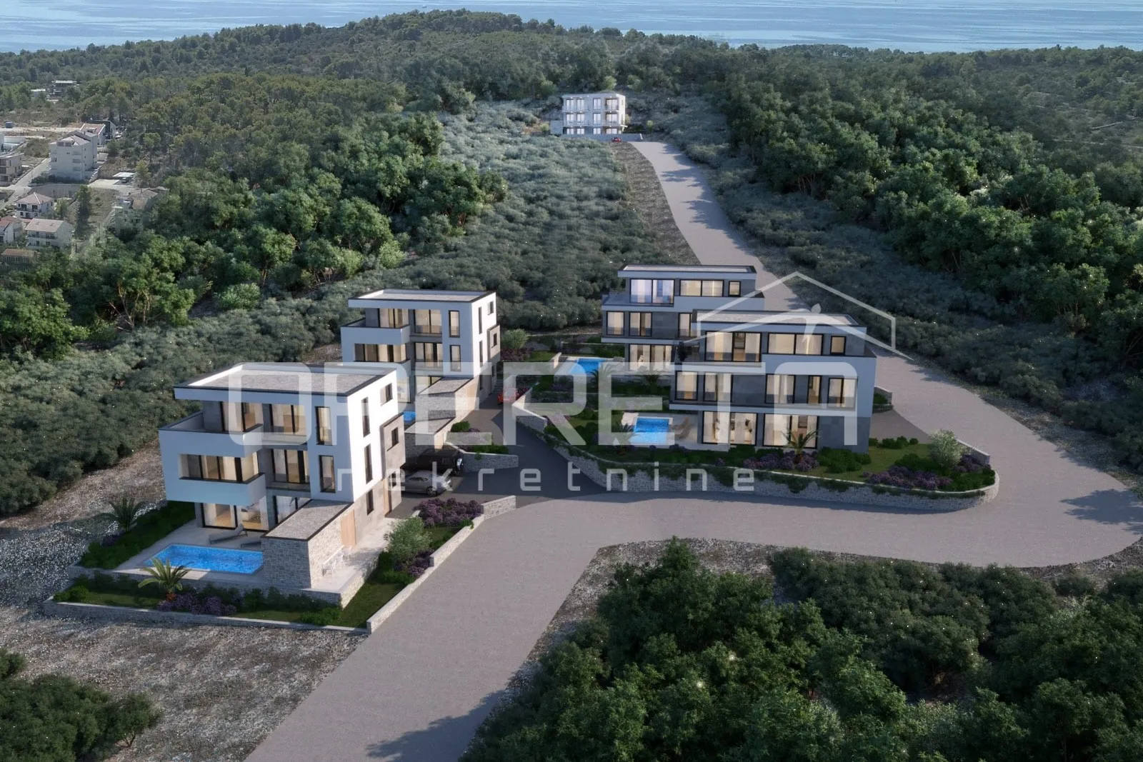luksuzna vila v9 s bazenom i pogledom na more – čiovo, okrug gornji - slika 9