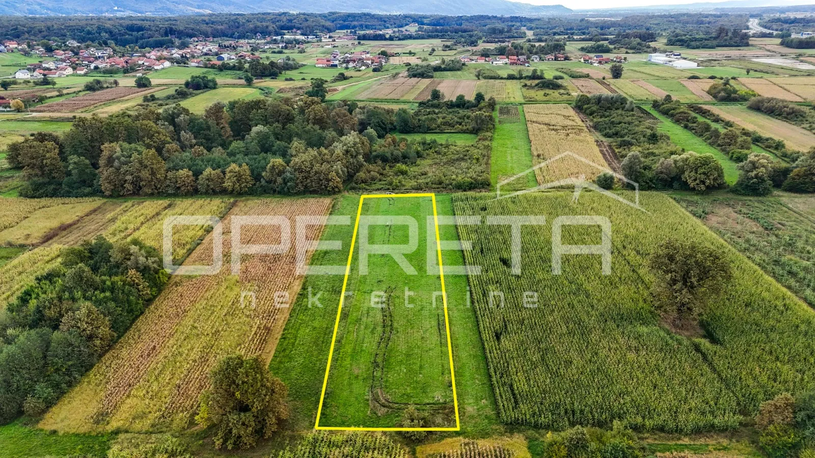 Poljoprivredna parcela 4812 m2 s pristupnim putem, Jakovlje