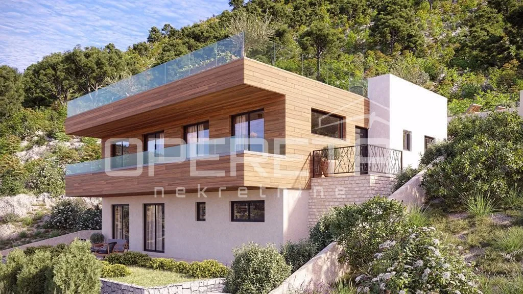 ražanj – vila prvi red do mora u izgradnji s panoramskim pogledom - slika 2