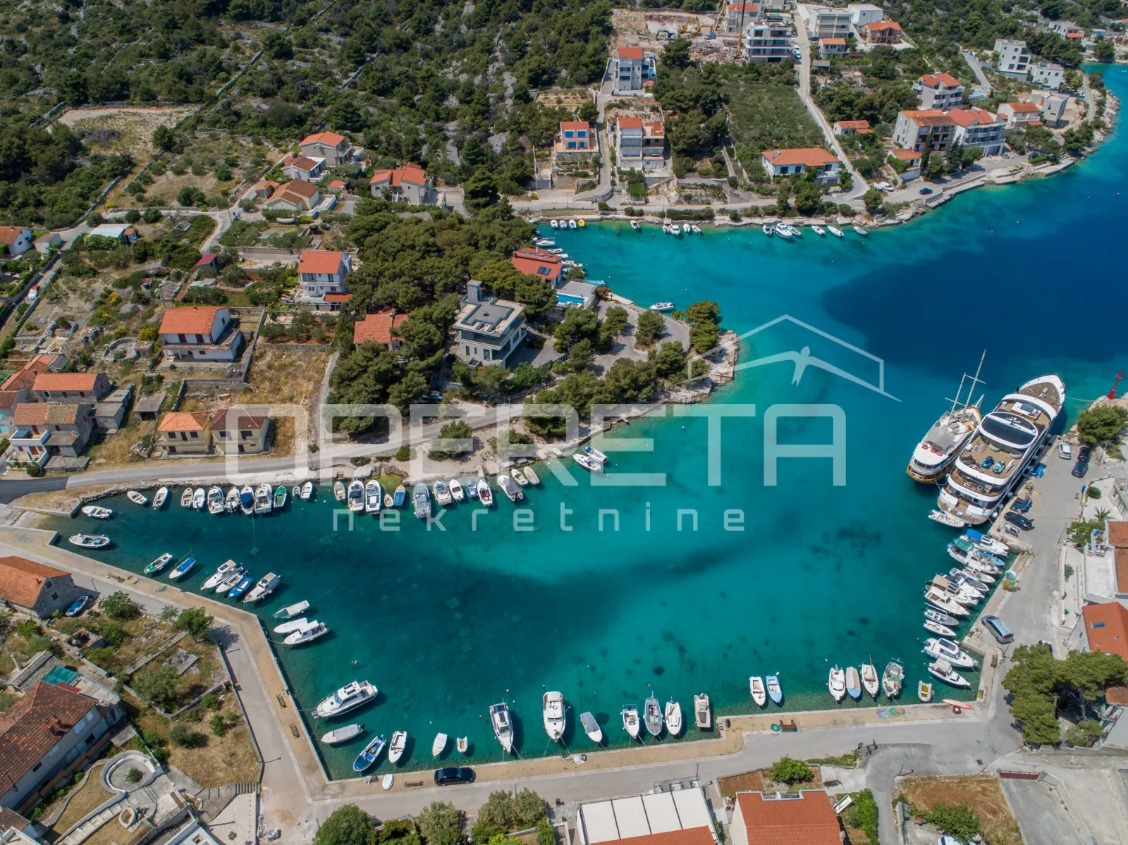 građevinska parcela u ražnju, 100 m od mora, otvoren pogled, 1.445 m2 - slika 6