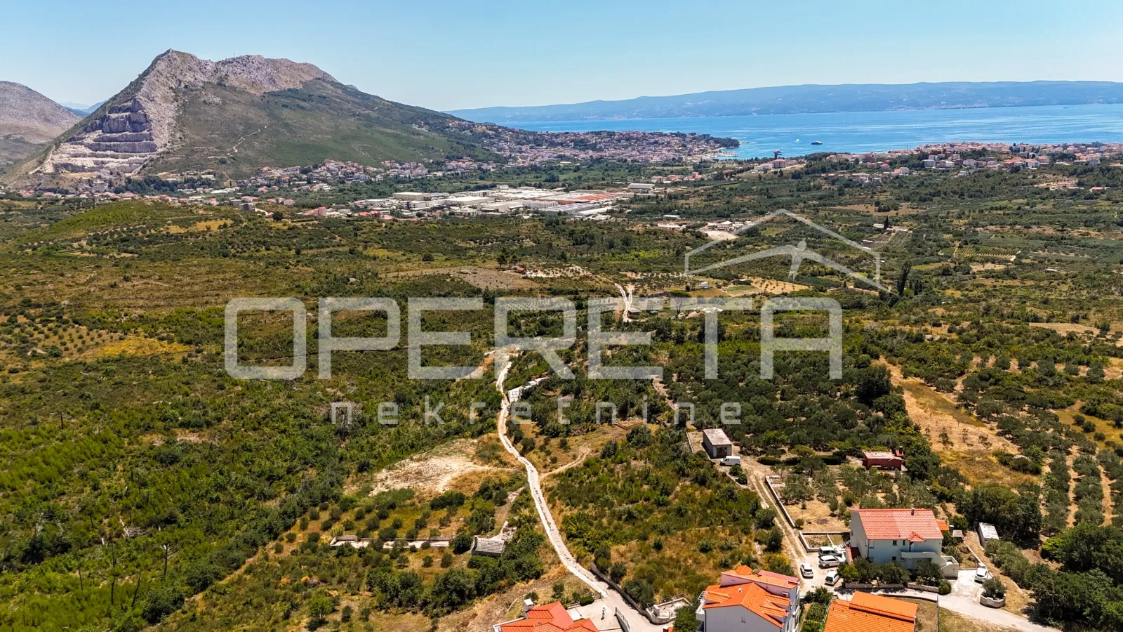 građevinsko zemljište s pogledom na more, mravince, solin kod splita - slika 16