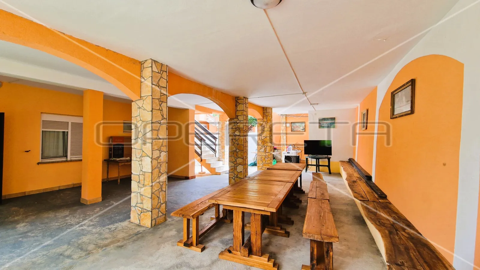 INVESTICIJA, apartmanski objekt, pogled, parking, konoba, Pag, 363 m2, - Bošana