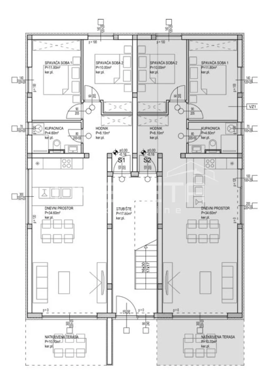 privlaka/zadar - luksuzni projekt 70m od mora, stan a002 - slika 4