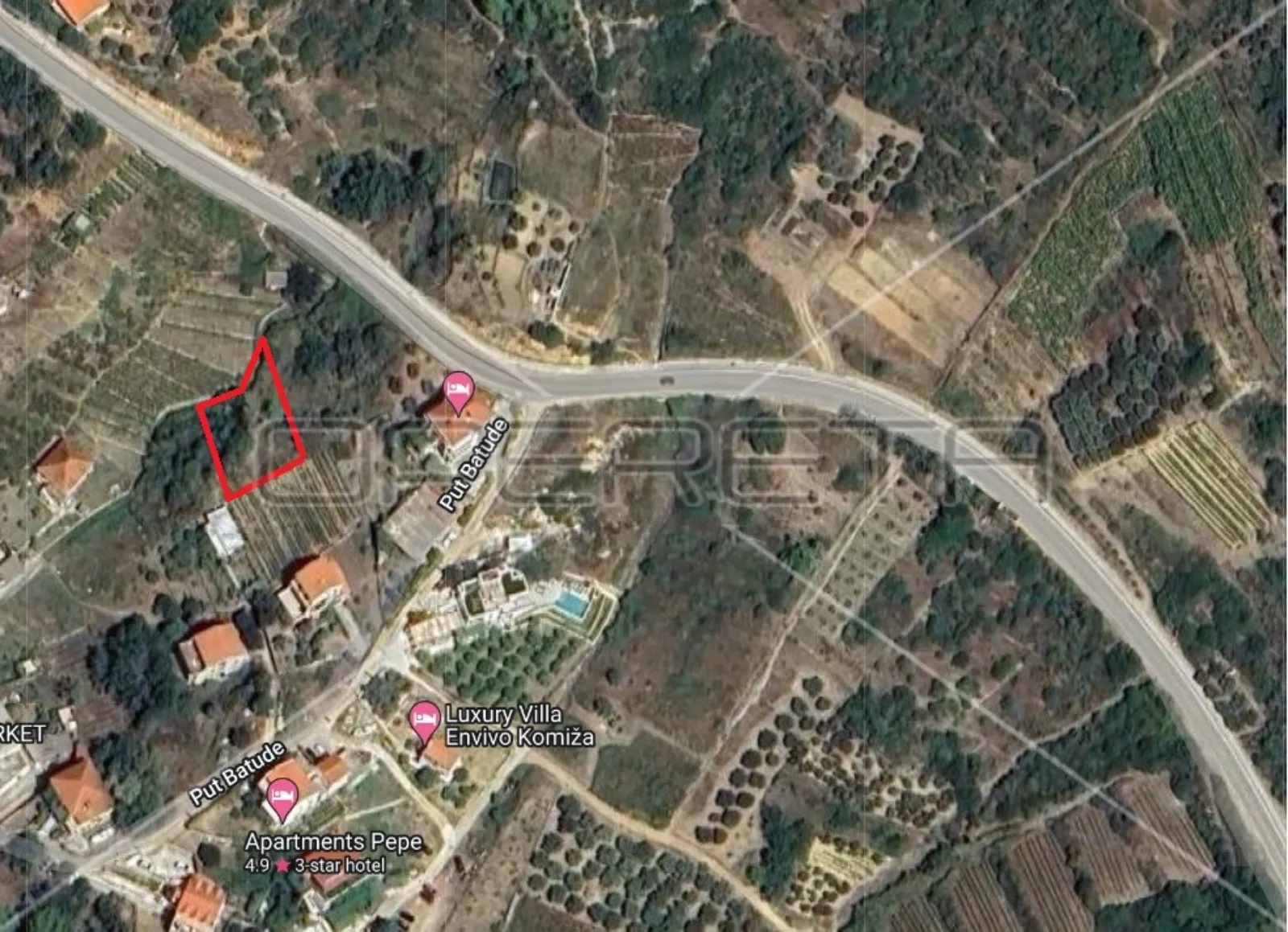 zemljište s pogledom na more u komiži, batuda komiža - slika 5
