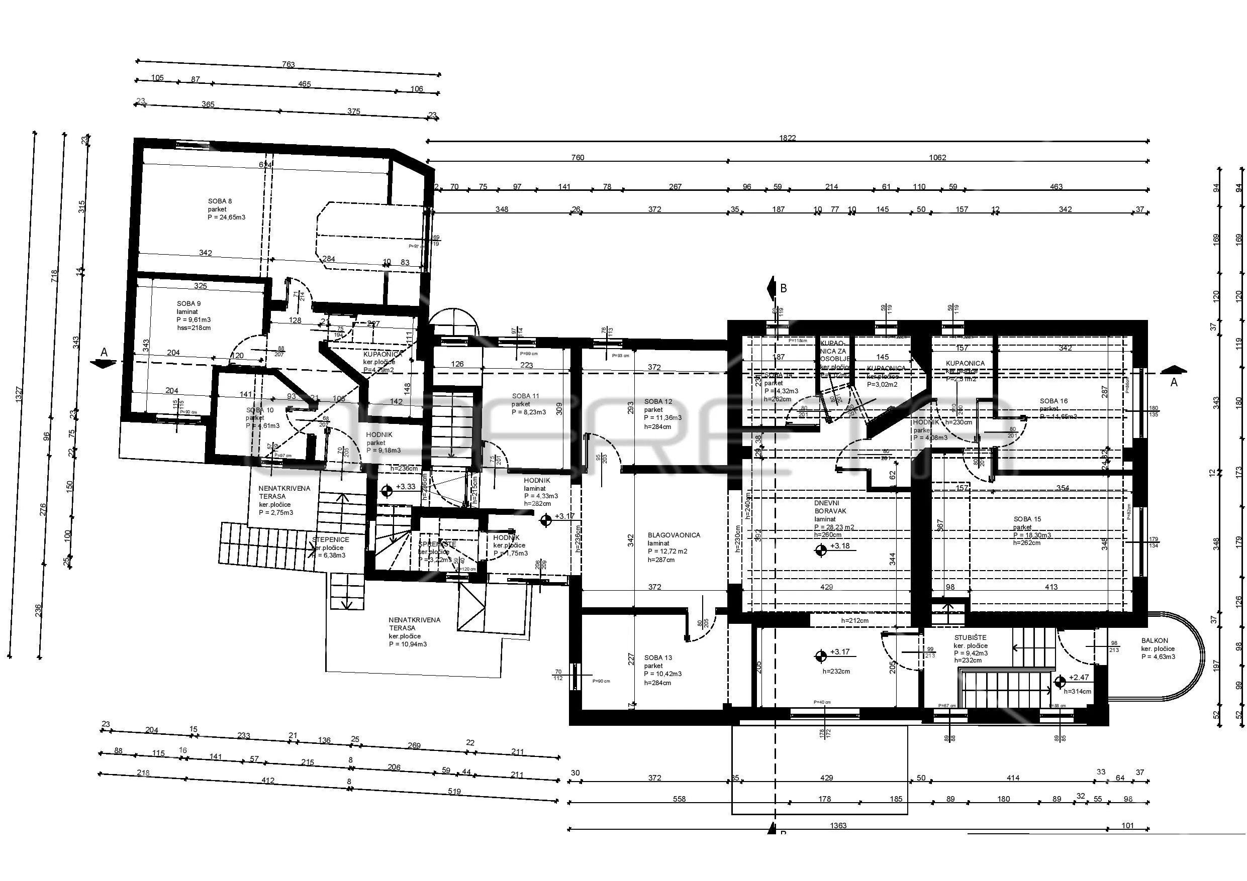najam, ured, kvatrić, sermageova, 380m2 - slika 17