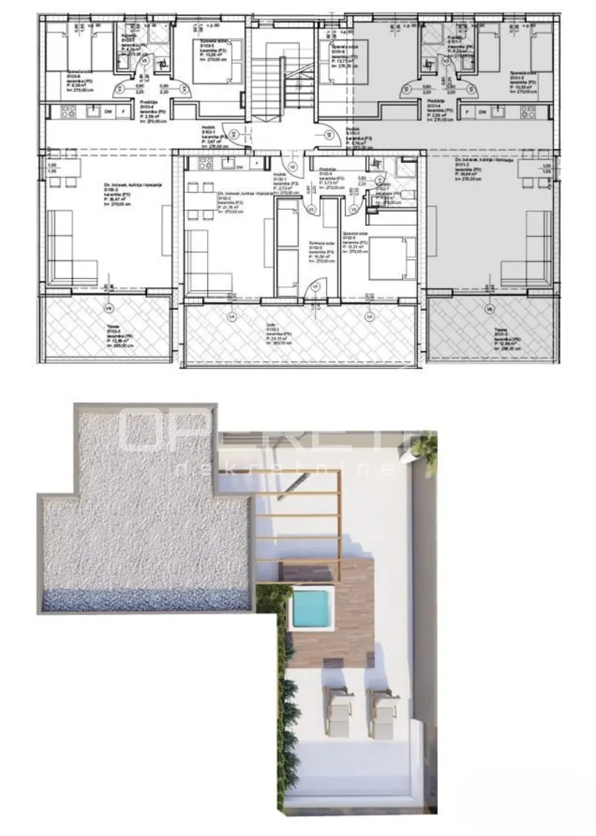 privlaka/zadar - lux projekt 70m od mora, penthouse g201 - slika 4