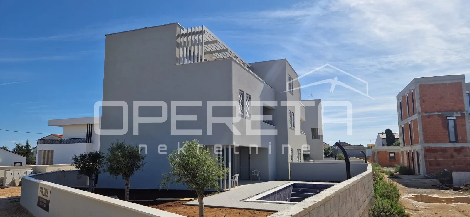 novogradnja – luksuzna kuća s bazenom, 239 m2, mletak – privlaka, zadar - slika 2