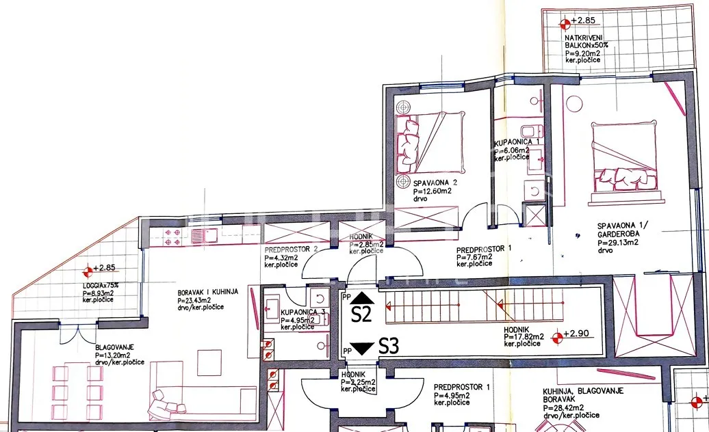 dvosobni stan 115,51 m2 u kvalitetnoj novogradnji, okolica ližnjana - slika 1