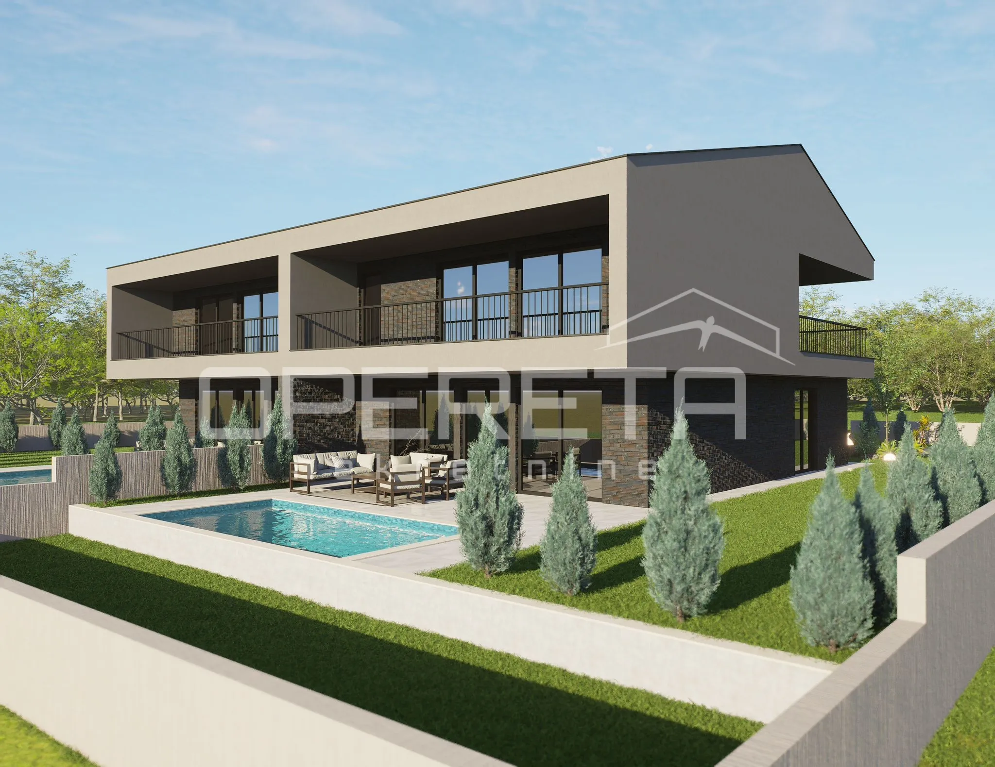 kuća s bazenom, novogradnja, istra, višnjan okolica nkp 219,85m2 - slika 5