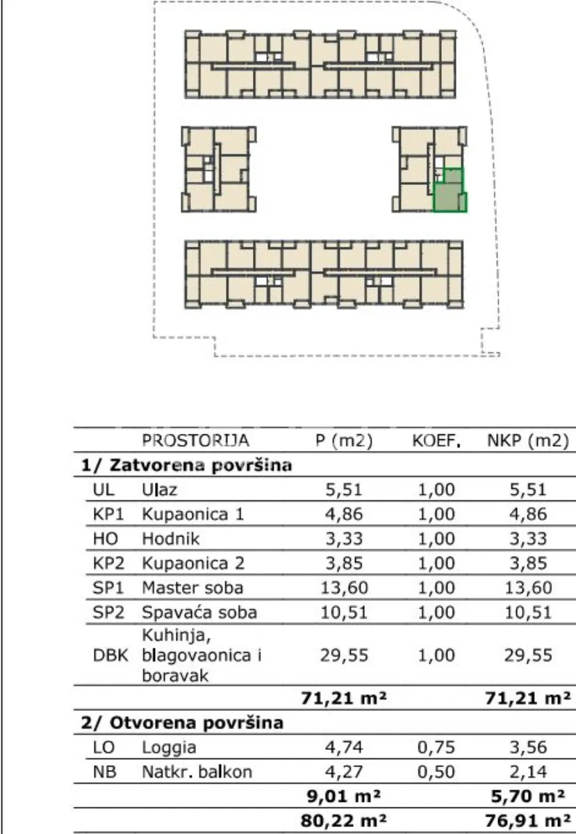 prodaja, stan, kromosovo naselje, velika gorica, 3s, 77m2 - slika 4
