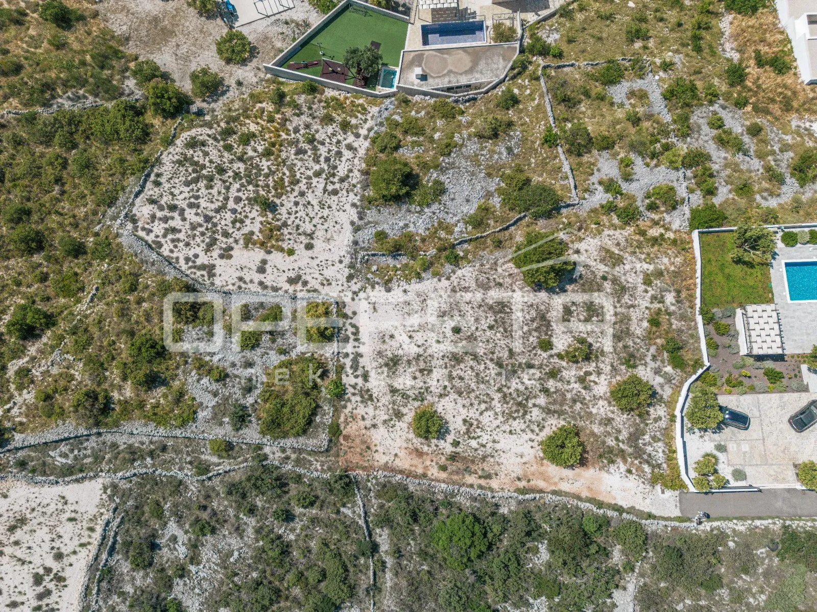 zemljište na mirnoj lokaciji s pogledom na more, 976 m², dvornica - slika 12