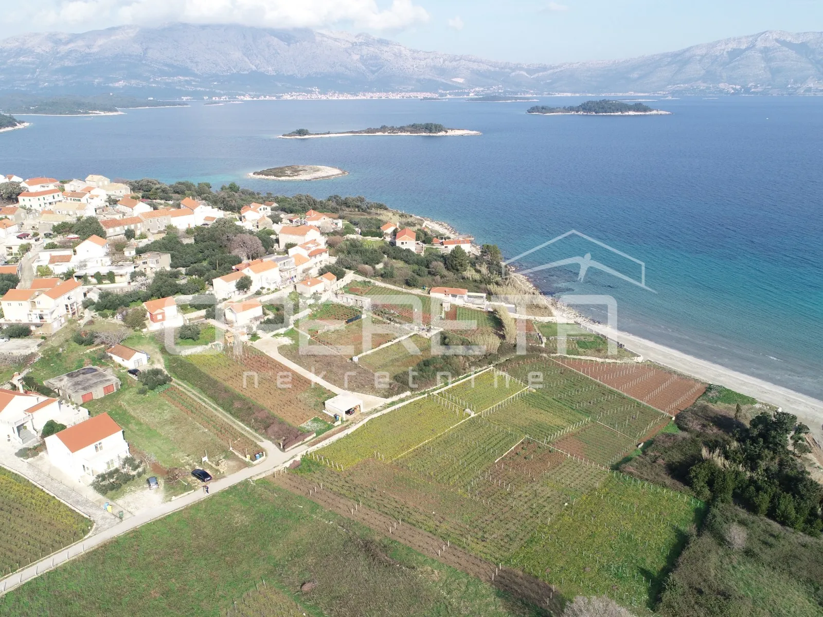 građevinsko zemljište,1171m2, lumbarda, blizu plaže bilin žal - slika 3