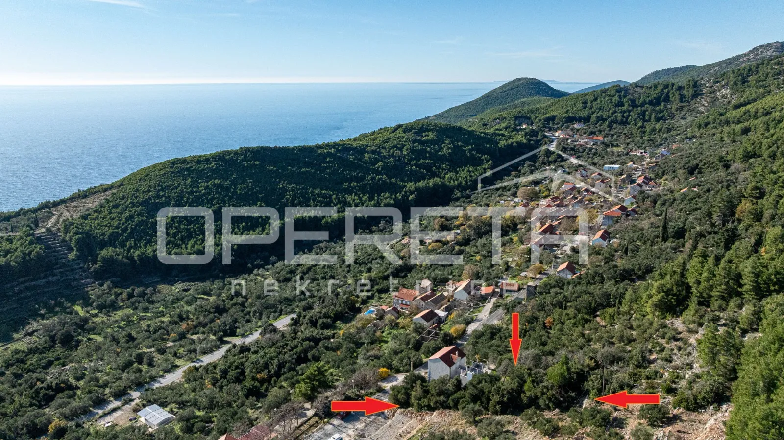 zemljište od 1108m2 s pogledom na more, babino polje, mljet - slika 7