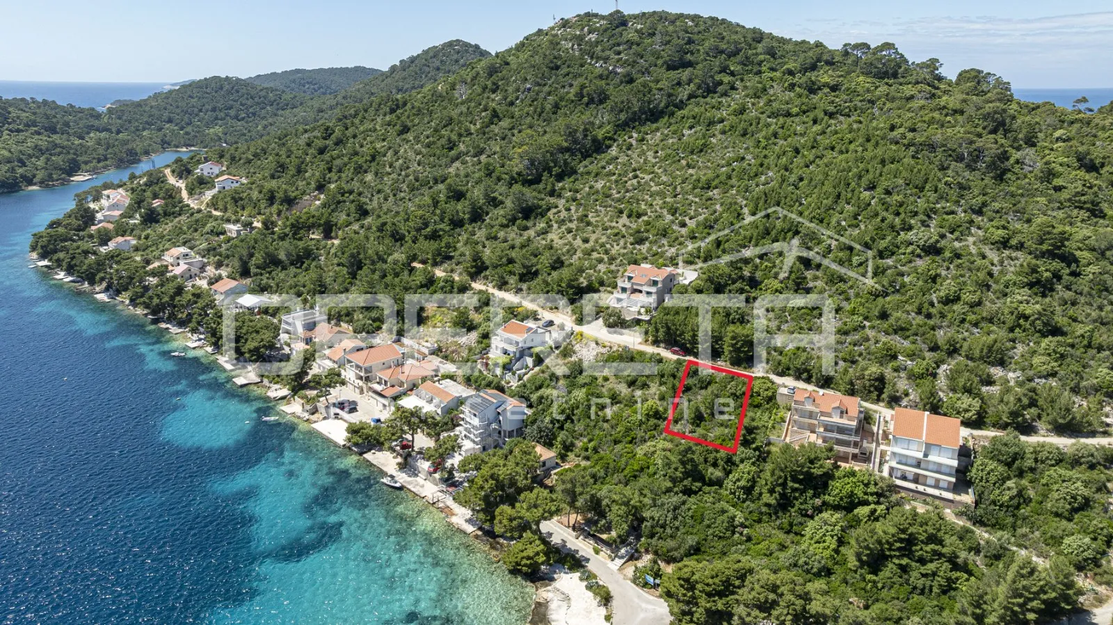 građevinsko zemljište 430 m2 s pogledom na more, lastovo - slika 2