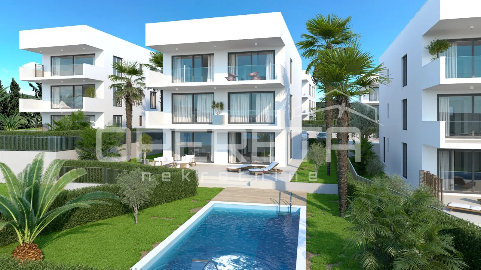 jednosobni stan 2.3a u urbanoj vili, novogradnja, okrug gornji, čiovo, trogir - slika 2