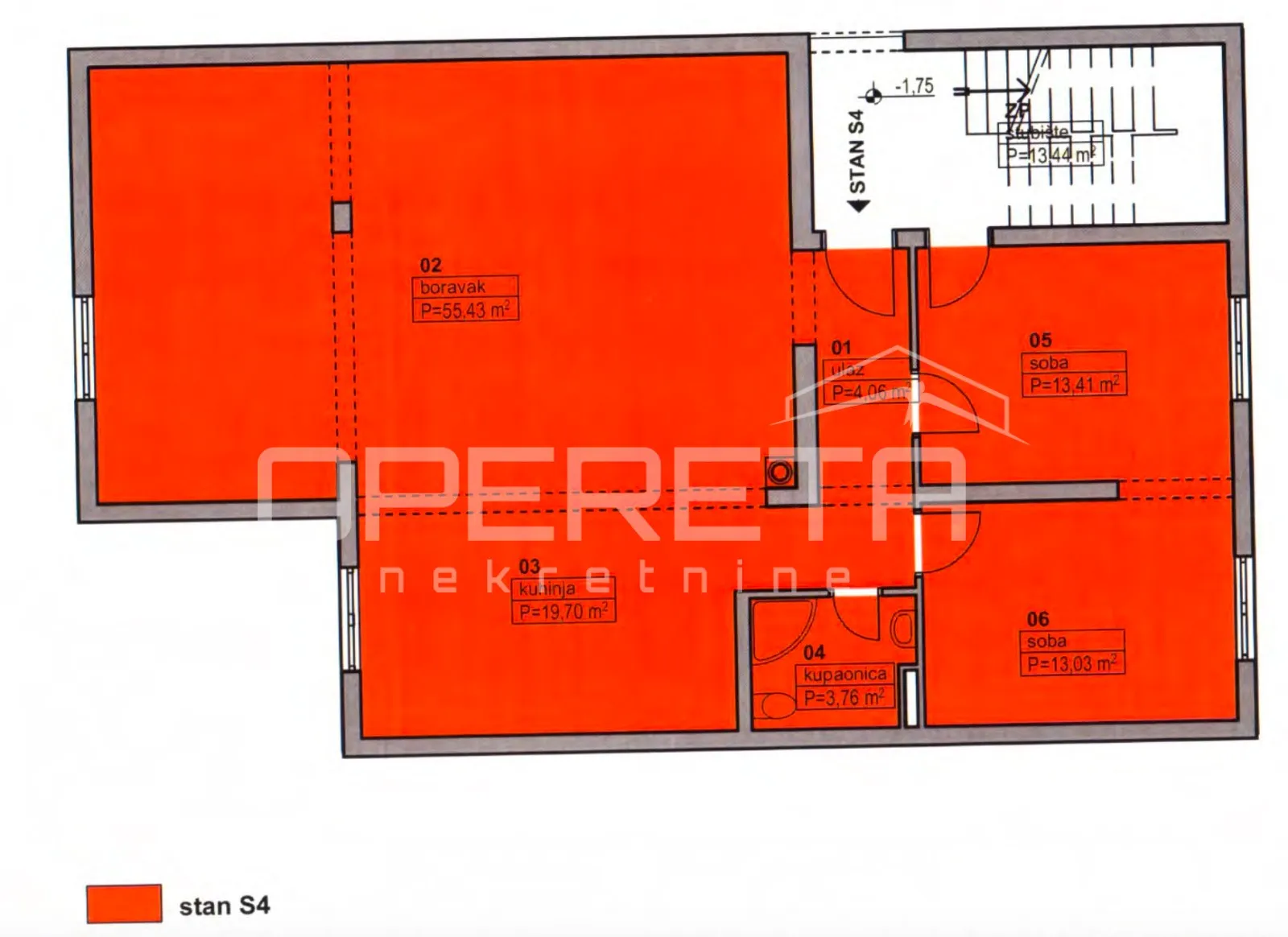 prodaja, stan, prečko, ronjgova, 3,5s, 110m2 - slika 18