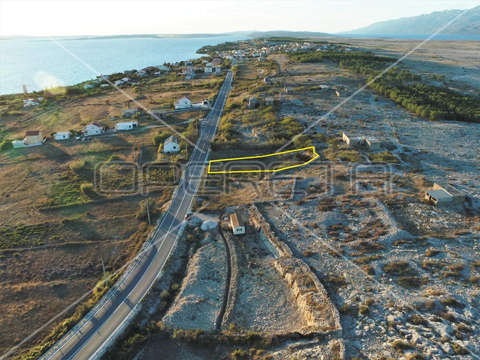 građevinsko zemljište, pogled na more, ograđeno, 821 m2, rtina,ražanac - slika 10