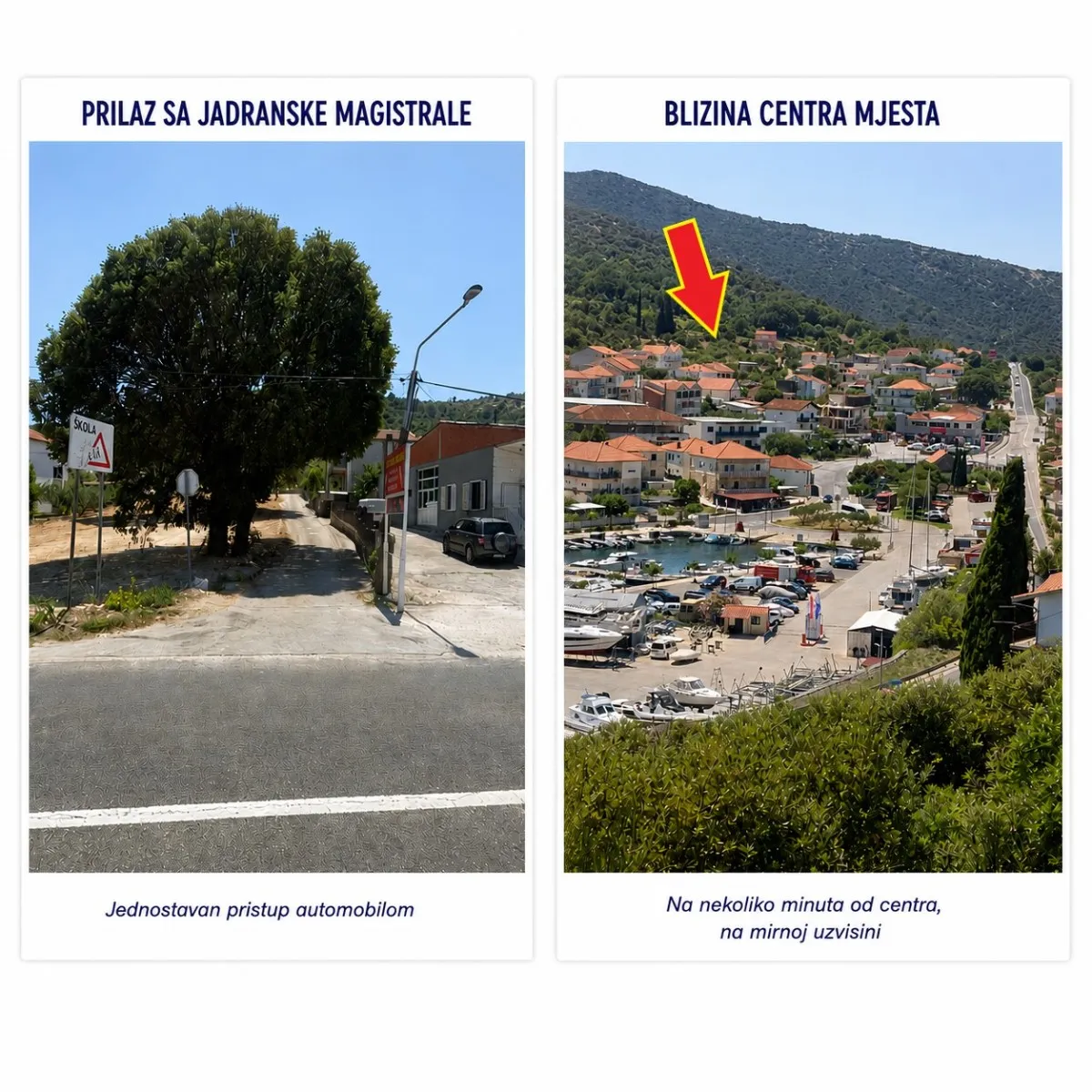 građevinsko zemljište 500 m do mora, marina, trogir - slika 7
