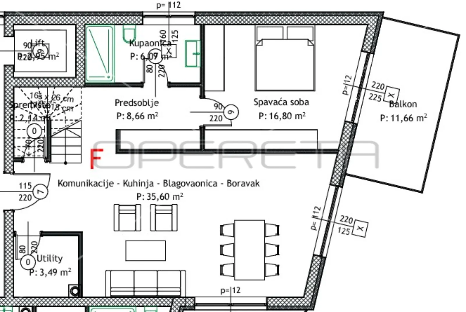 prodaja, stan, rovinj, rovinj, 3s, 136m2 - slika 4