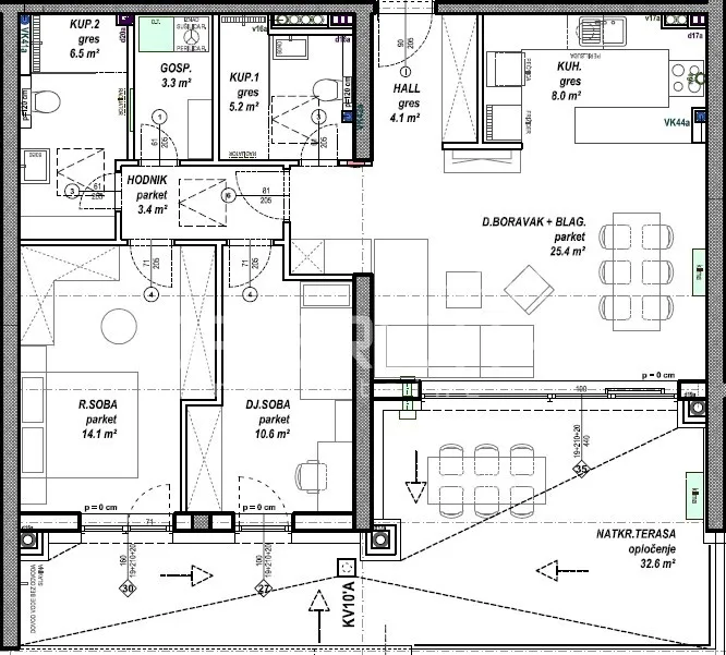 prodaja, stan, globetka, vukovarska, 2,5s, 80m2 - slika 6
