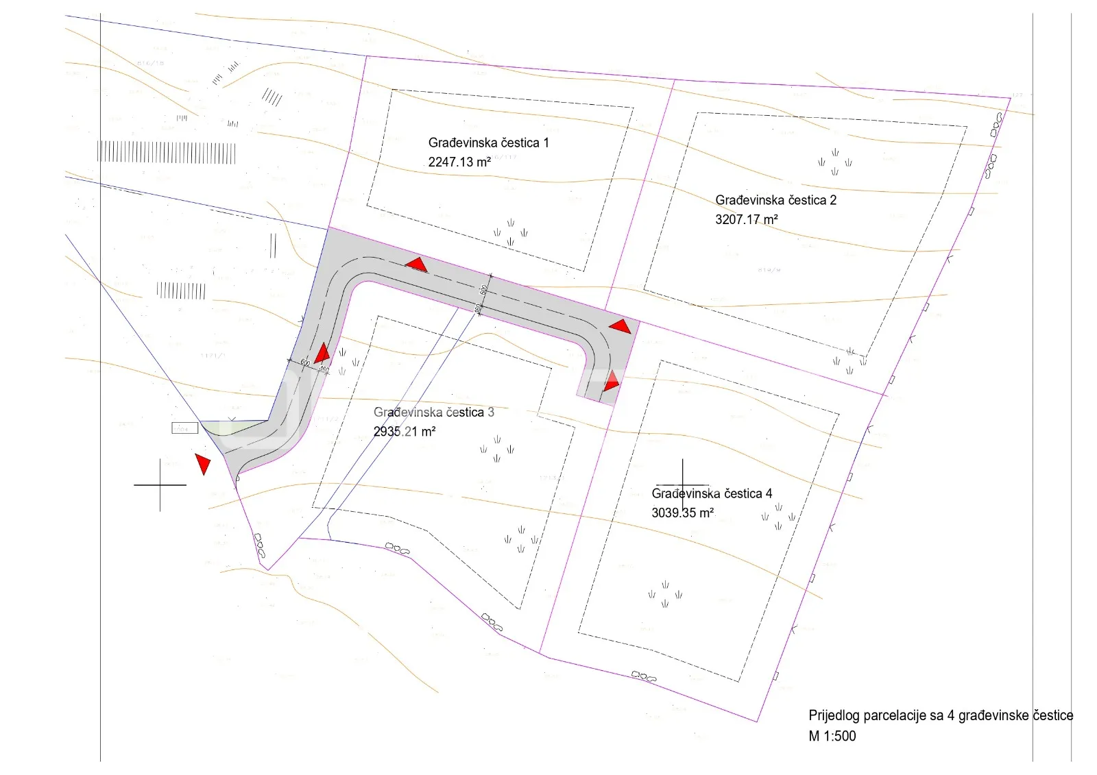 građevinsko zemljište 2253m2 pula (i2) industrijska zona! - slika 2