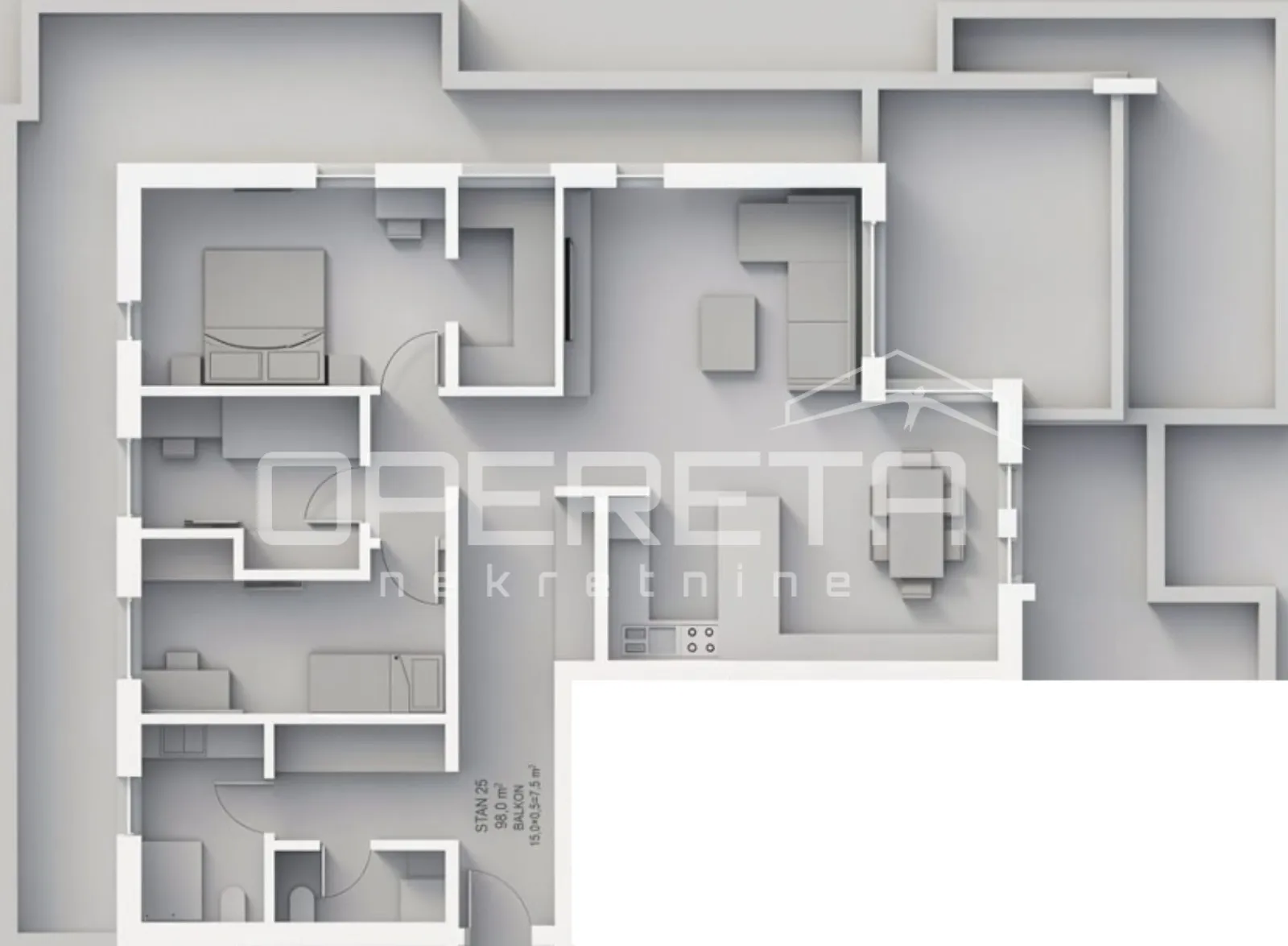 prodaja, stan, krapinske toplice, antuna mihanovića, 4s, 106m2 - slika 3