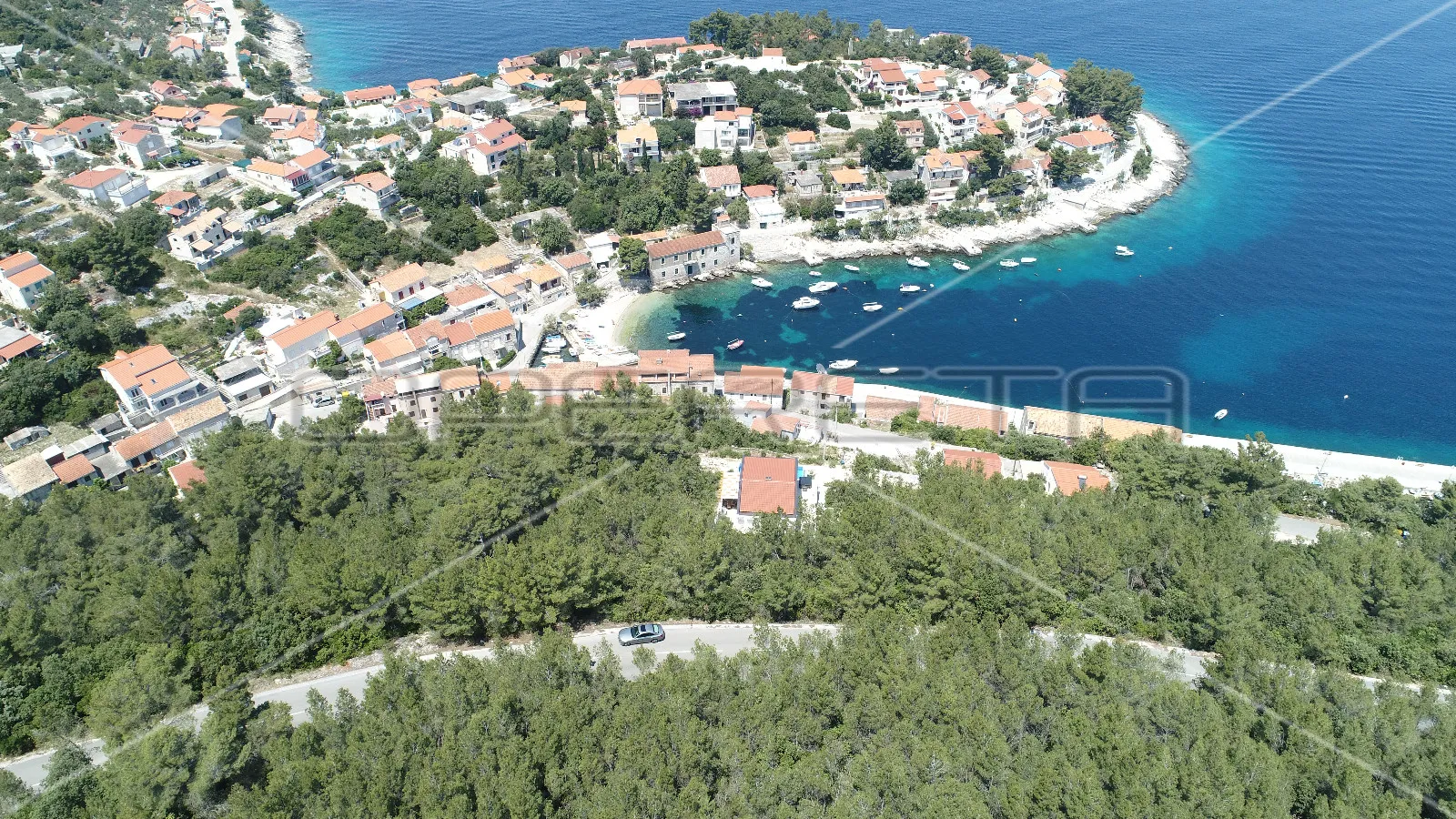 građevinsko zemljište s pogledom na more, 420 m2, prigradica - slika 9
