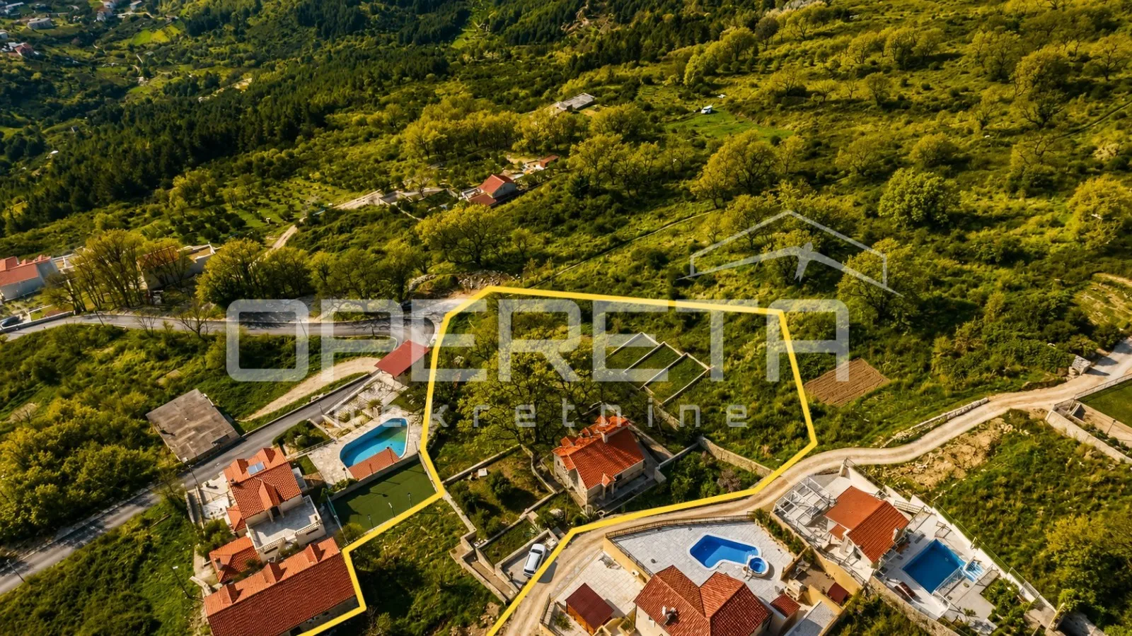ekskluzivno zemljište 3.330 m² s legalnim objektom, panoramskim pogledom, dozvol - slika 6